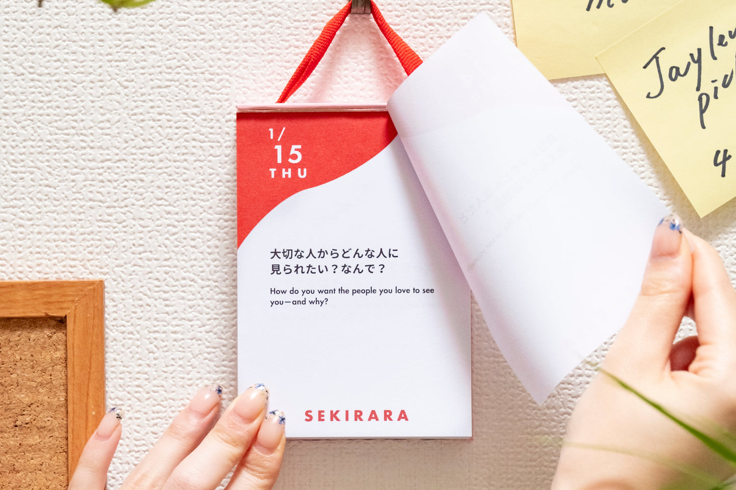 セキララ日めくりカレンダー　セルフケア用　2026年上半期